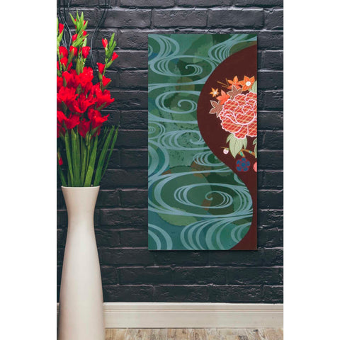 Image of 'Running Water I' by Zigen Tanabe, Canvas Wall Art,20 x 40