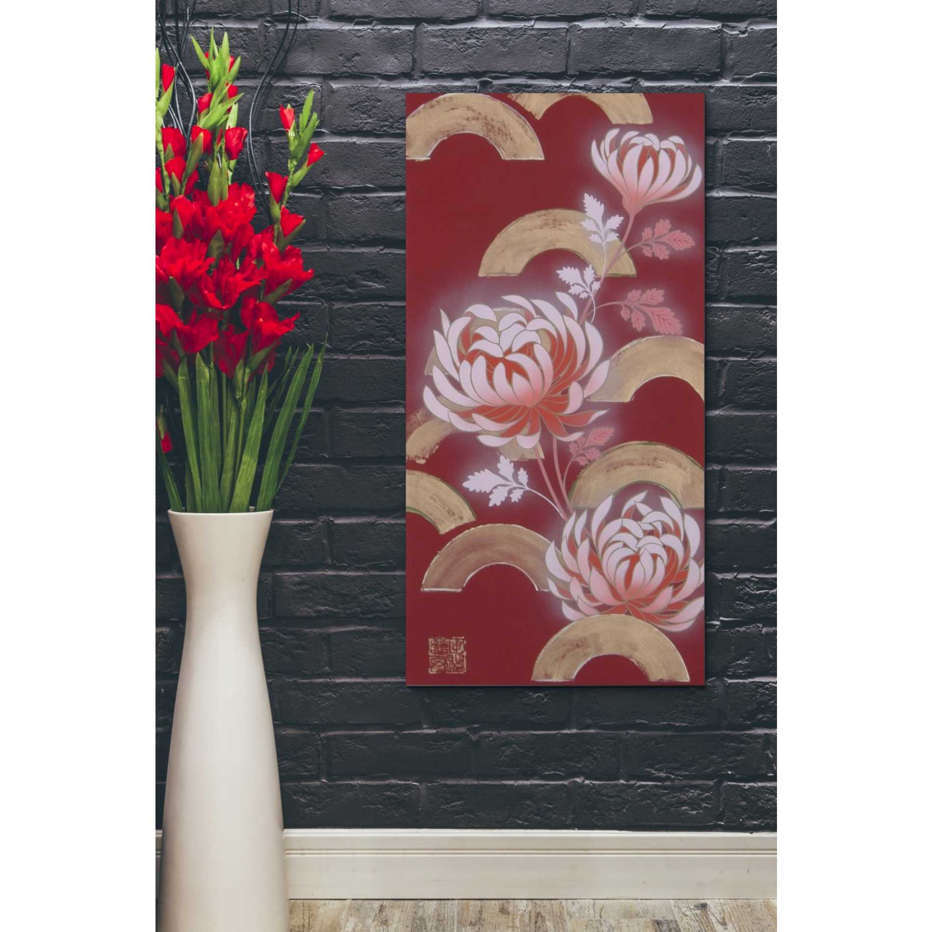 'Chrysanthemum I' by Zigen Tanabe, Giclee Canvas Wall Art