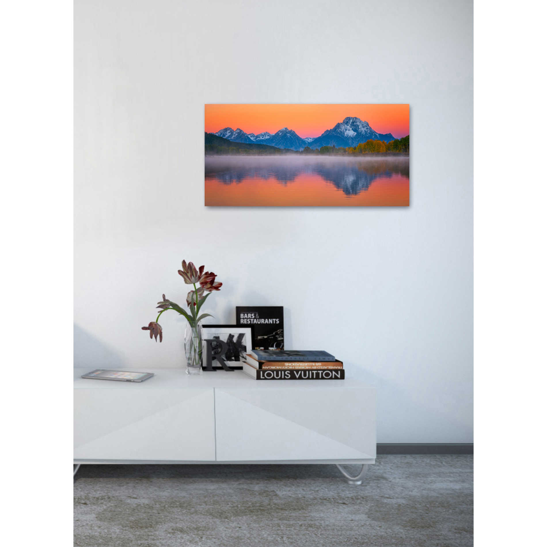 'Majestic Morning Views' by Darren White, Canvas Wall Art,20 x 40