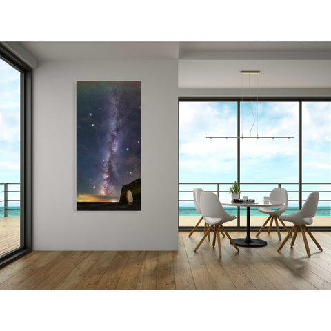 Image of 'Milky Way Magic' by Darren White, Canvas Wall Art,20 x 40