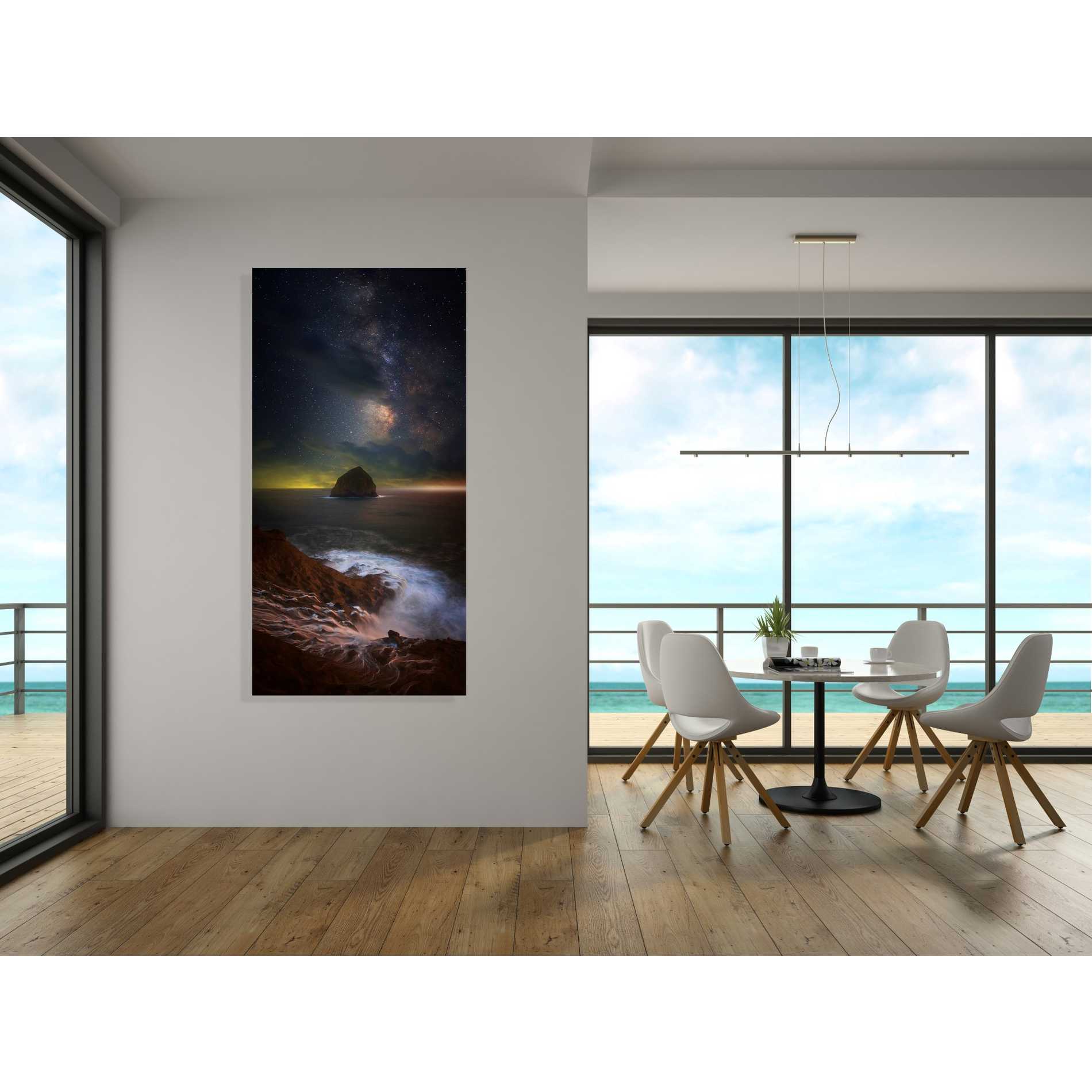 'Kiwanda Skies' by Darren White, Canvas Wall Art,20 x 40