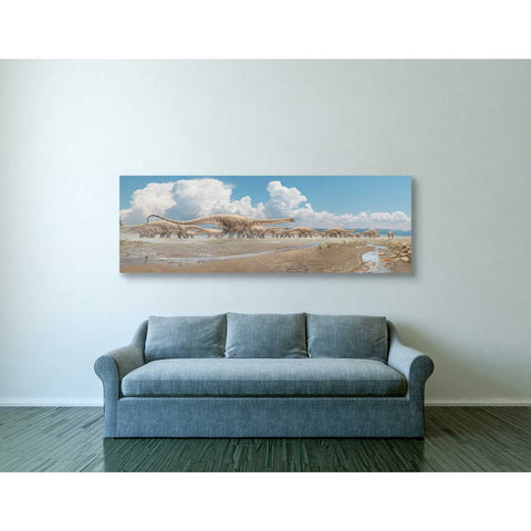 Image of 'Migration' Canvas Wall Art,20 x 60