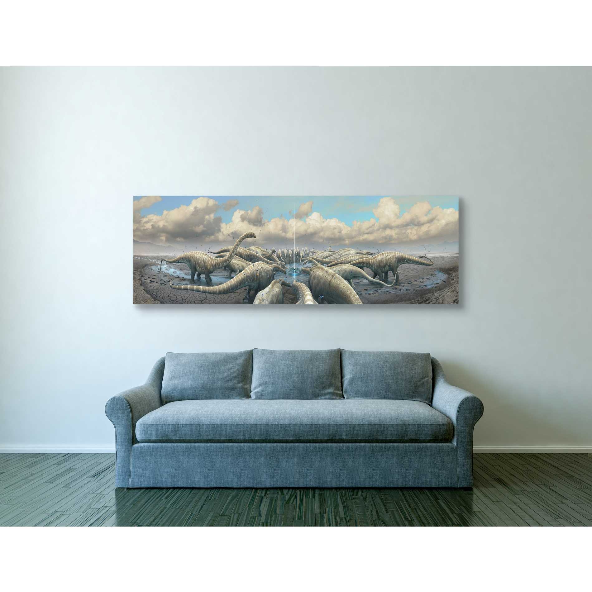'Moment Before Extinction' Canvas Wall Art,20 x 60