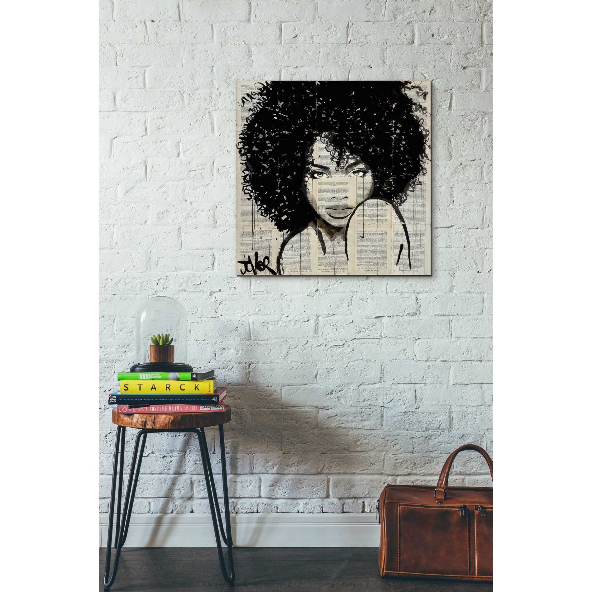 'Angel' by Loui Jover, Canvas Wall Art,26 x 26