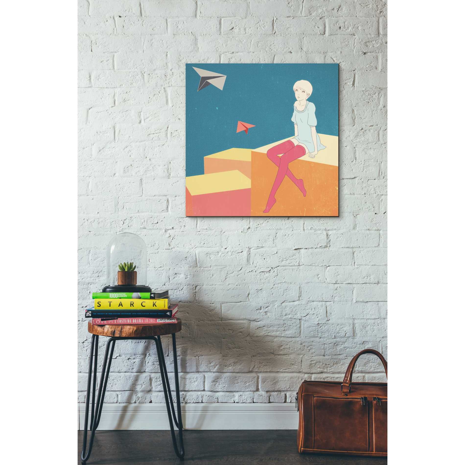 'Paper Airplanes' by Sai Tamiya, Canvas Wall Art,26 x 26