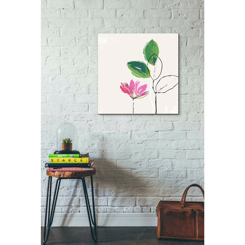 Image of 'Spring Flower' by Linda Woods, Canvas Wall Art,26 x 26