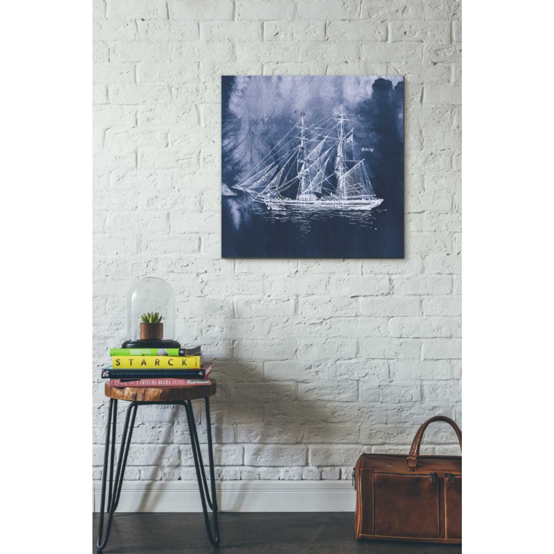 'Sailing Ships IV' by Wild Apple Portfolio, Canvas Wall Art,26 x 26