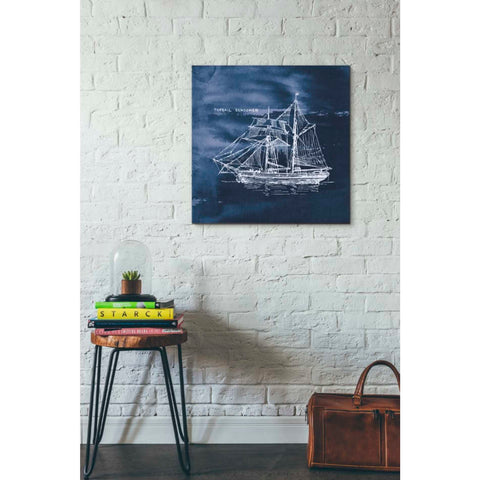 Image of 'Sailing Ships V' by Wild Apple Portfolio, Canvas Wall Art,26 x 26
