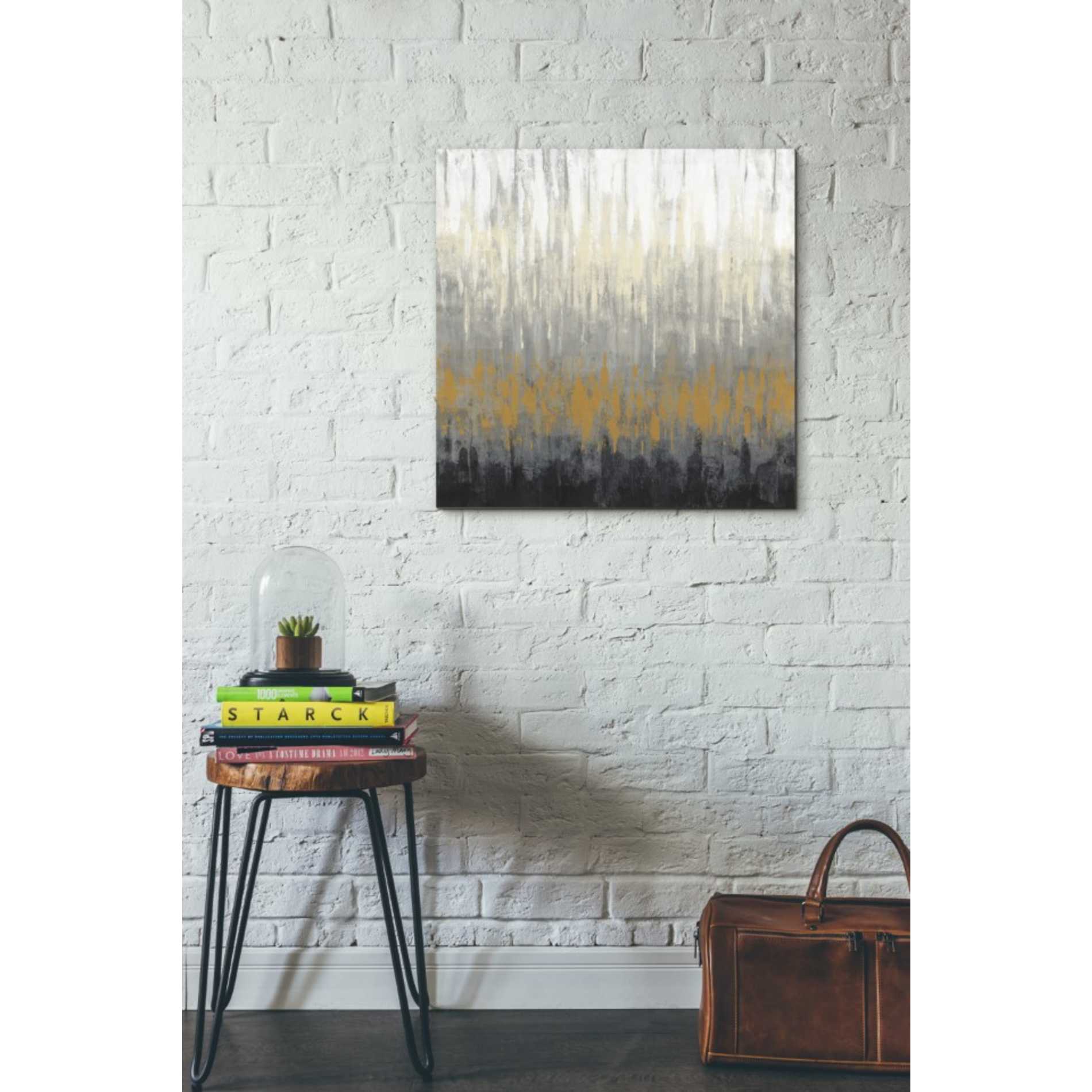 'Rain On The Asphalt' by Silvia Vassileva, Canvas Wall Art,26 x 26