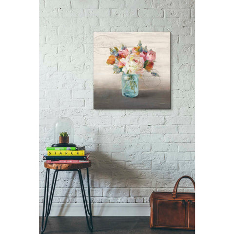 Image of 'French Cottage Bouquet II Mothers' by Danhui Nai, Canvas Wall Art,26 x 26
