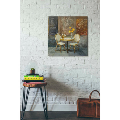 Image of 'French Cafe' by Danhui Nai, Canvas Wall Art,26 x 26