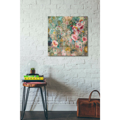 Image of 'Flower Shower' by Danhui Nai, Canvas Wall Art,26 x 26
