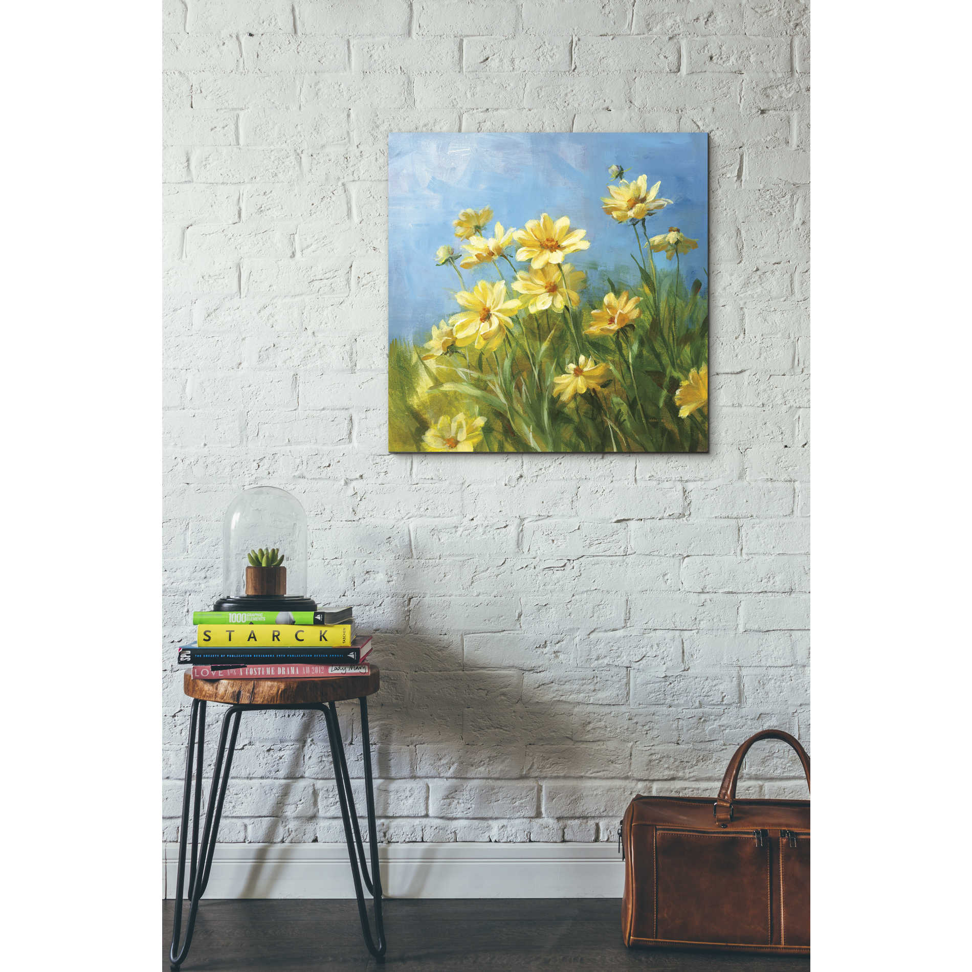 'Summer Field I' by Danhui Nai, Canvas Wall Art,26 x 26