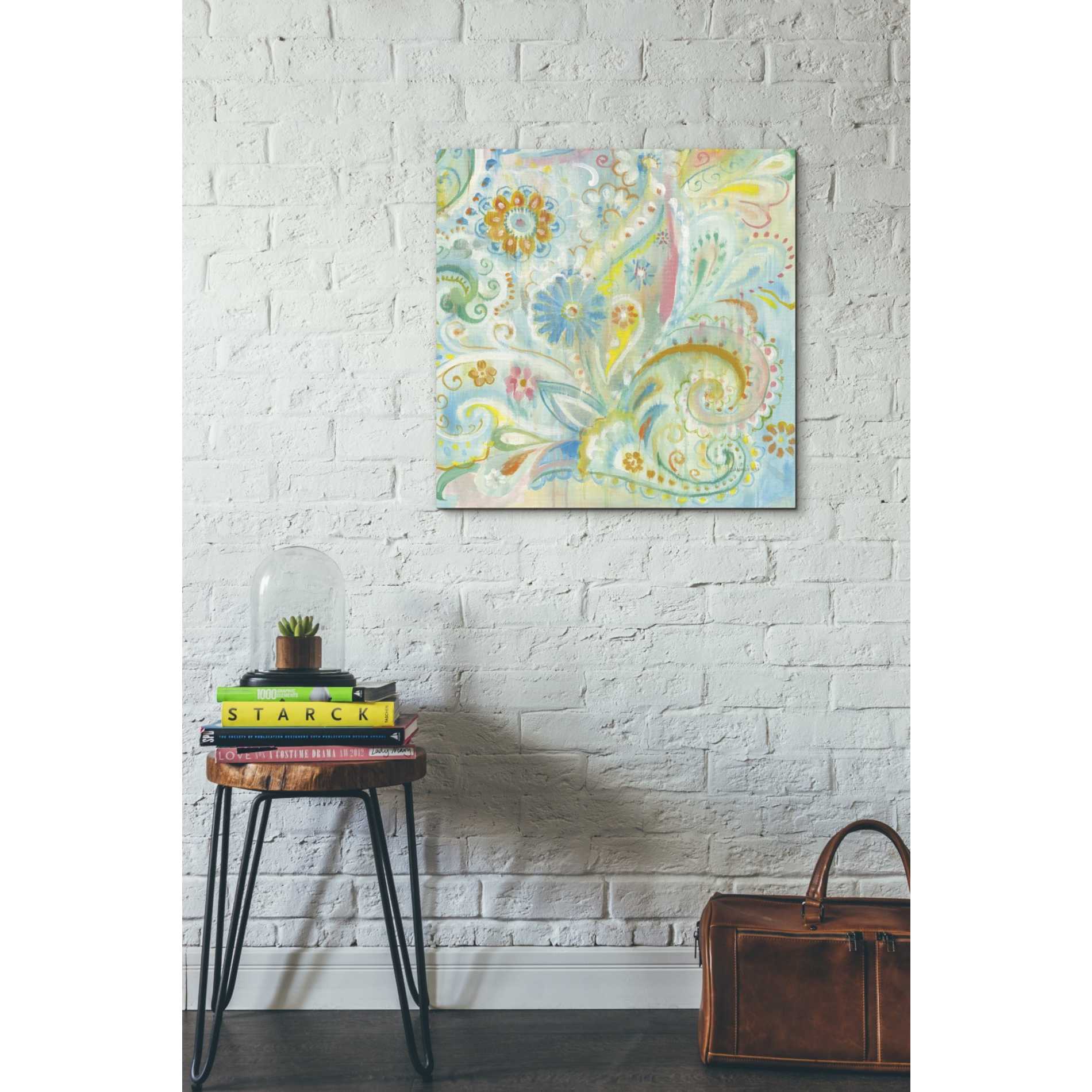 'Spring Dream Paisley XIII' by Danhui Nai, Canvas Wall Art,26 x 26