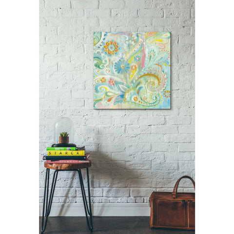 Image of 'Spring Dream Paisley XIII' by Danhui Nai, Canvas Wall Art,26 x 26