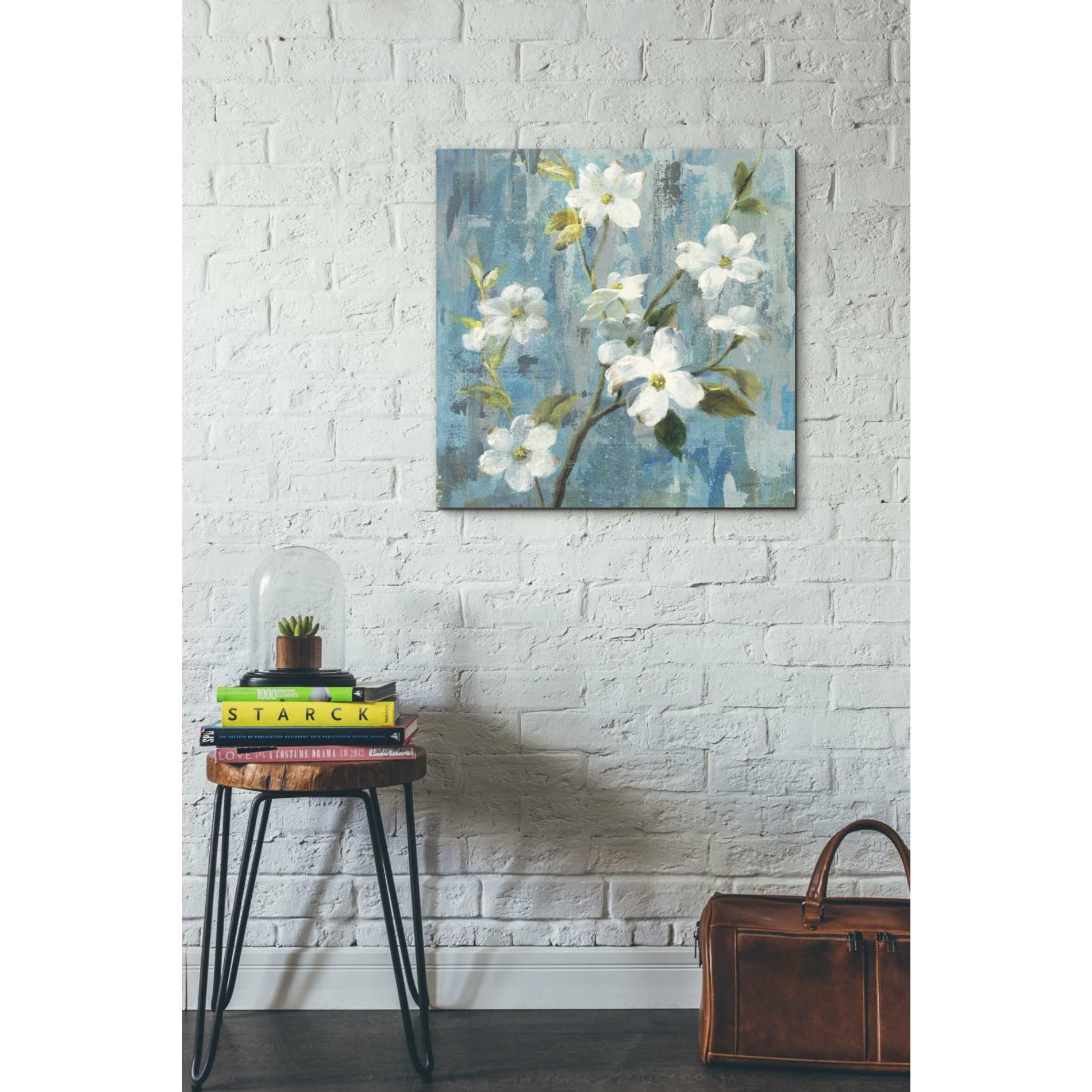 "Graceful Magnolia I" by Danhui Nai, Giclee Canvas Wall Art,26 x 26