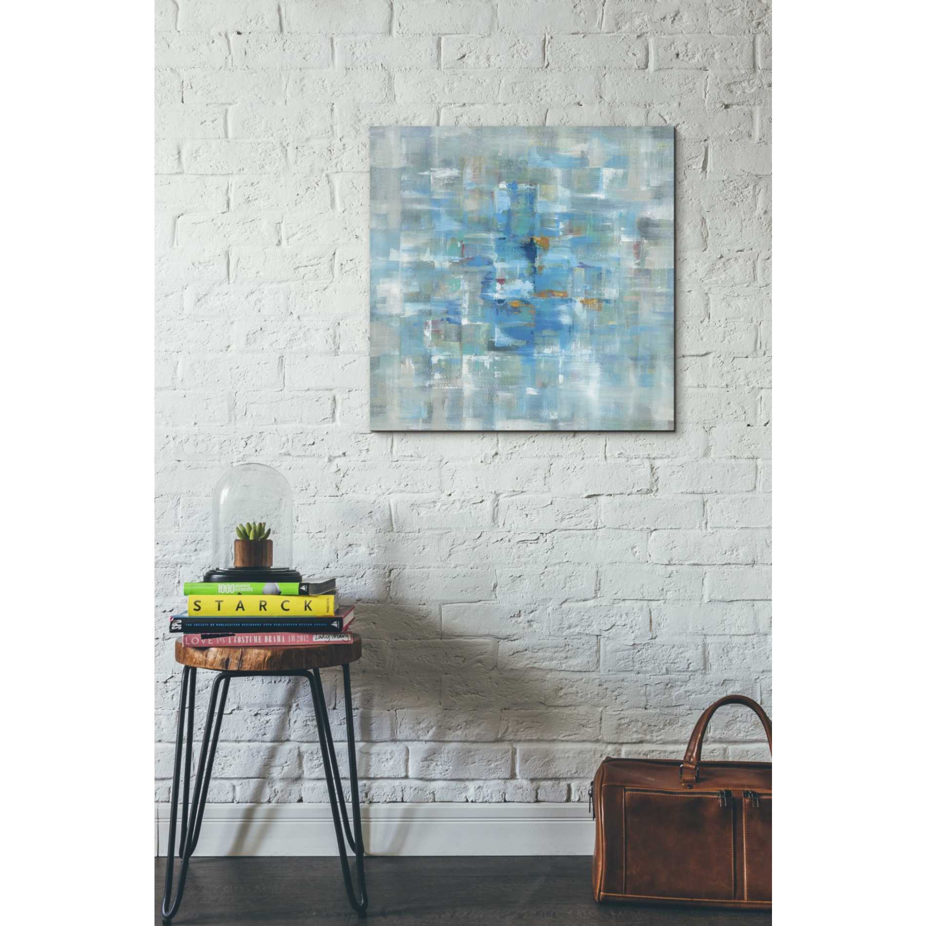 'Abstract Squares' by Danhui Nai, Canvas Wall Art,26 x 26
