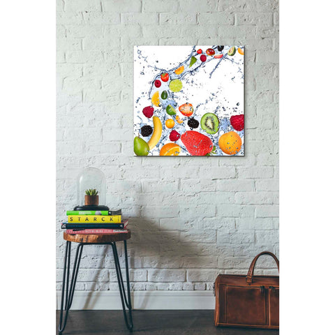 Image of 'Fruit Splash II' Canvas Wall Art,26 x 26