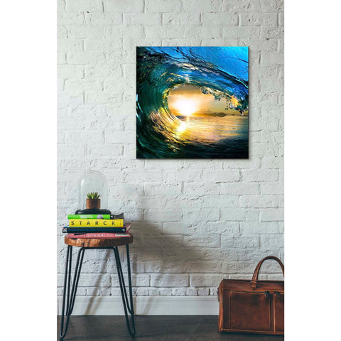 Image of 'The Language of Waves' Canvas Wall Art,26 x 26