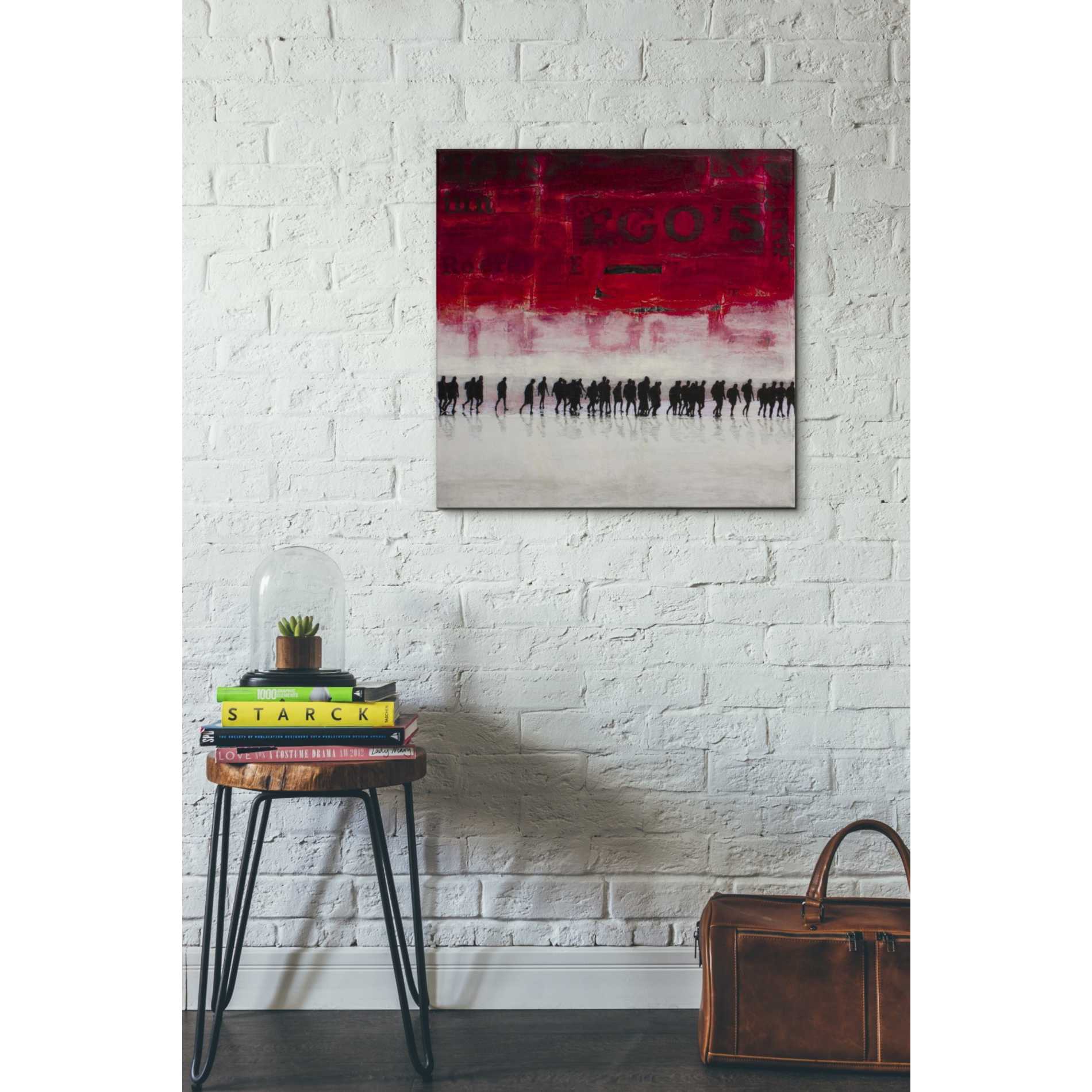 'EGO'S' by DB Waterman, Canvas Wall Art,26 x 26