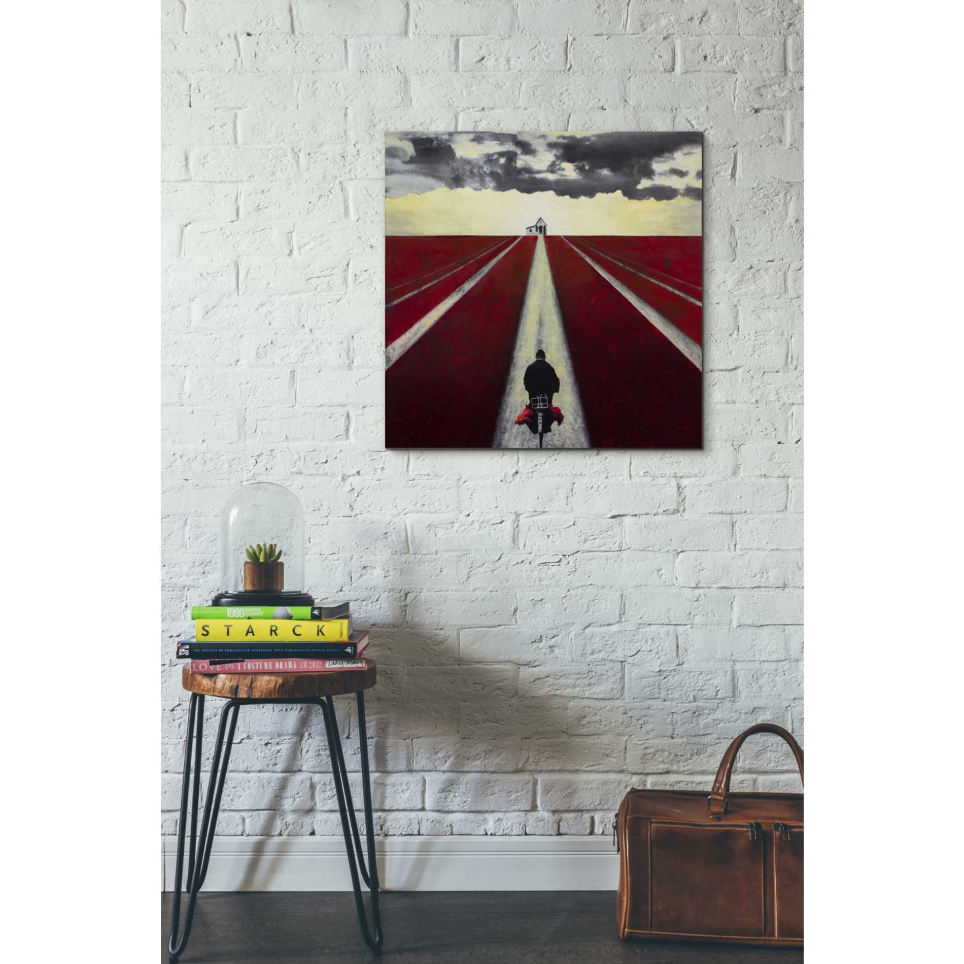 'WE'LL MEET AGAIN' by DB Waterman, Canvas Wall Art,26 x 26