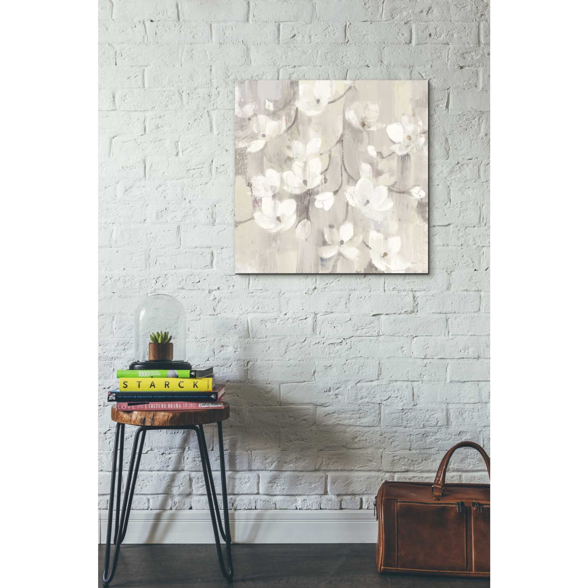 'Magnolias in Spring II Neutral' by Albena Hristova, Canvas Wall Art,26 x 26