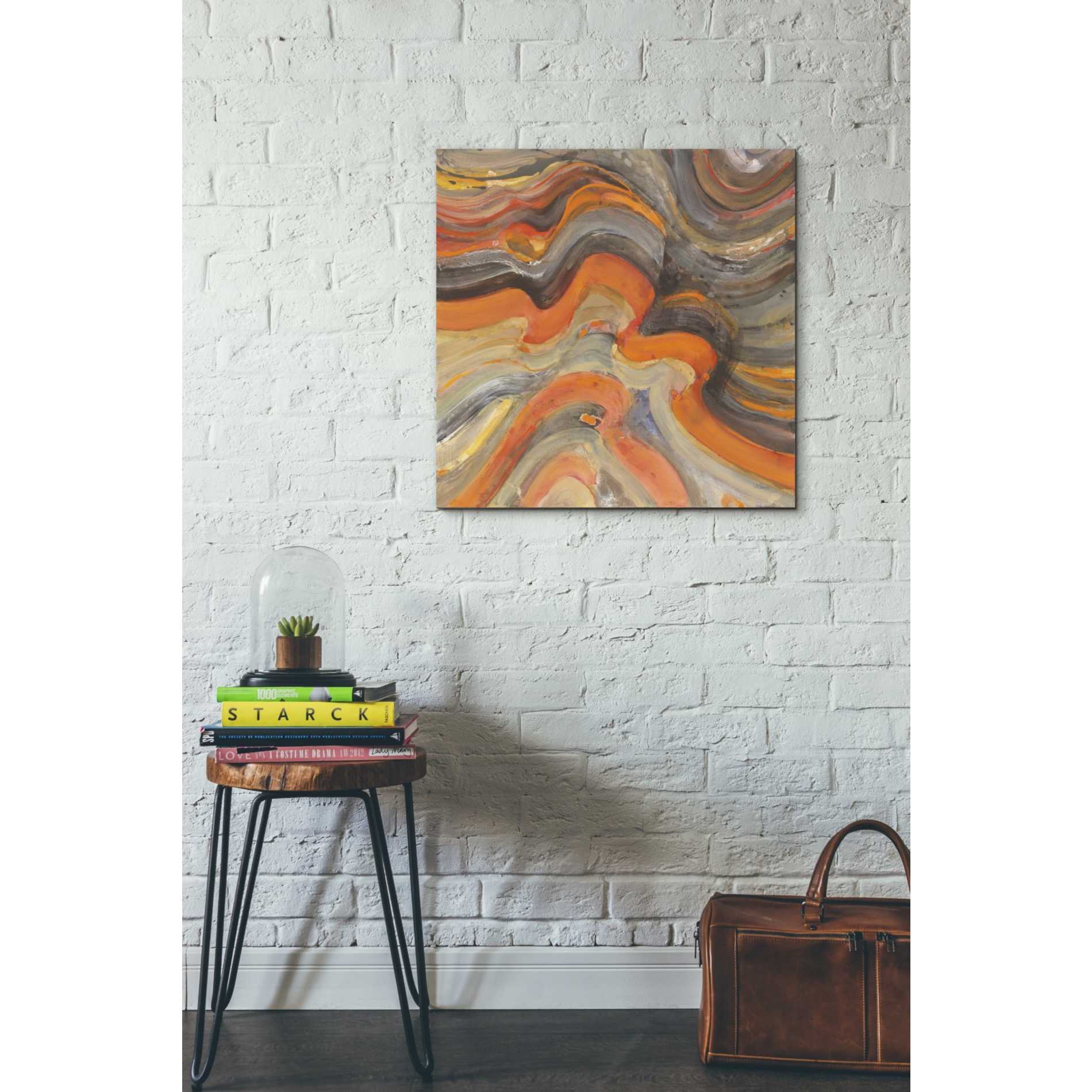 'Floating Lava' by Albena Hristova, Canvas Wall Art,26 x 26