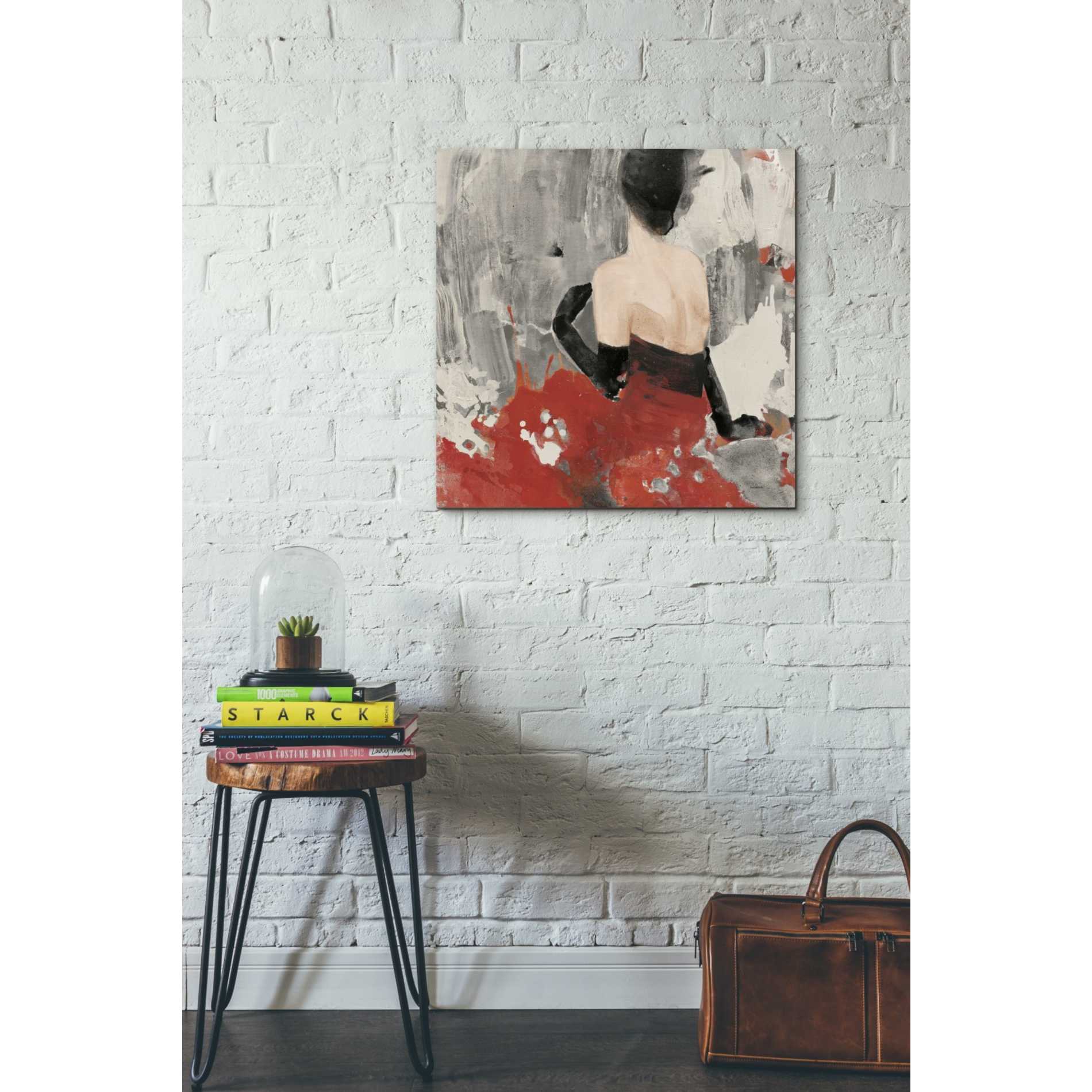 'Beautiful Gaze II Neutral' by Albena Hristova, Canvas Wall Art,26 x 26