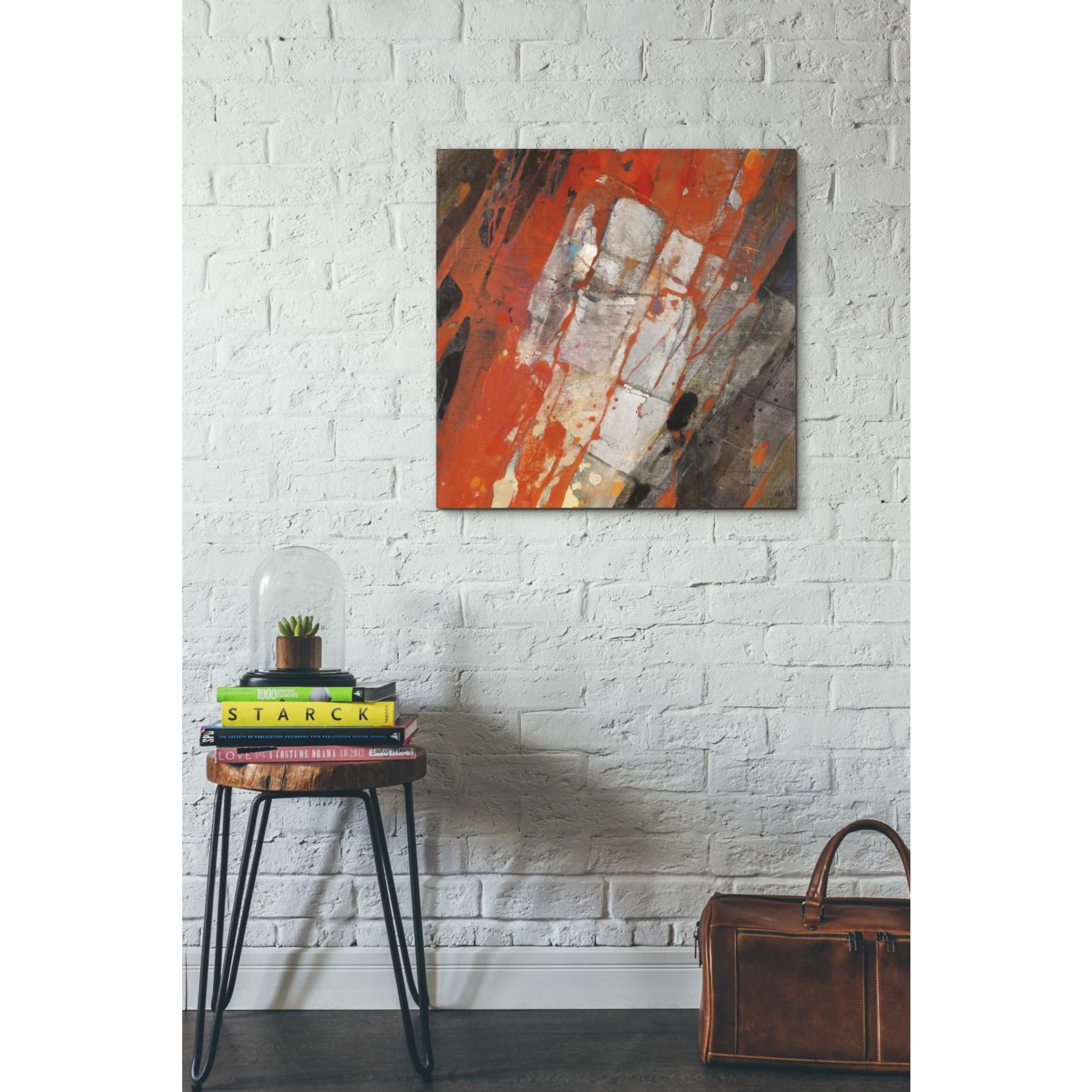 'Hot Lava' by Albena Hristova, Canvas Wall Art,26 x 26