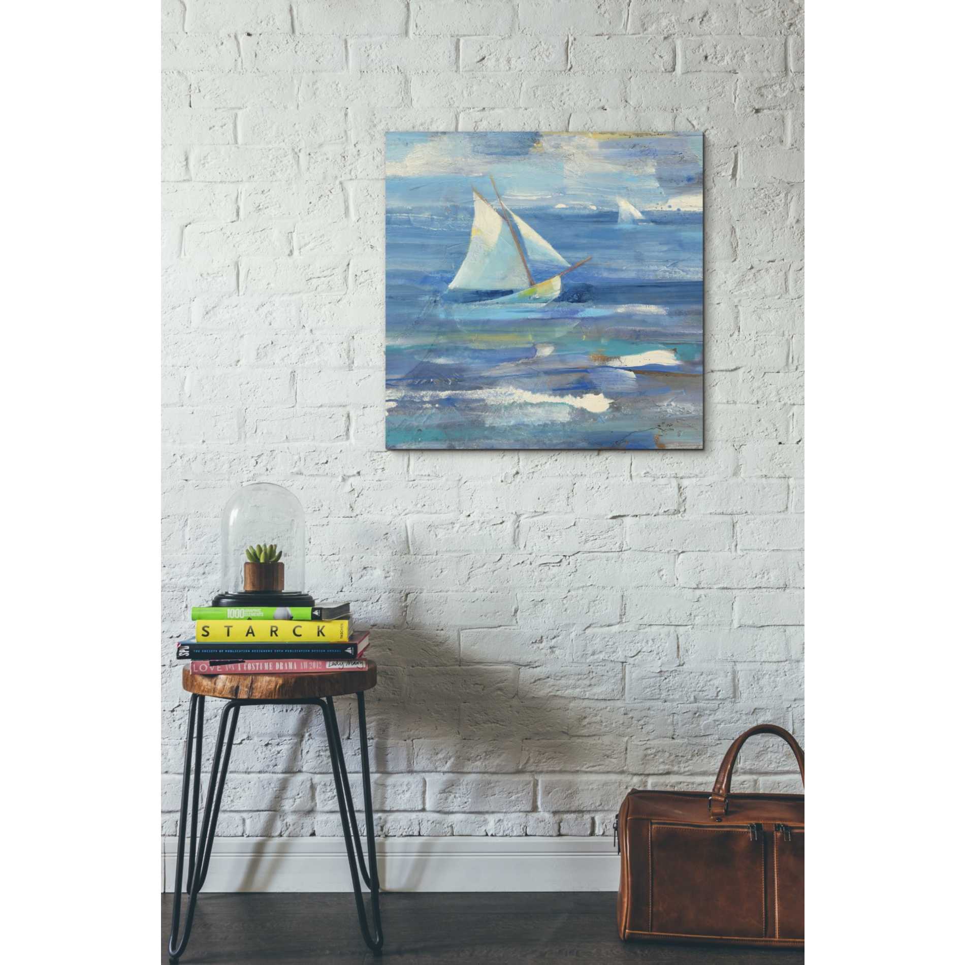 'Ocean Sail V.2 Sq' by Albena Hristova, Canvas Wall Art,26 x 26