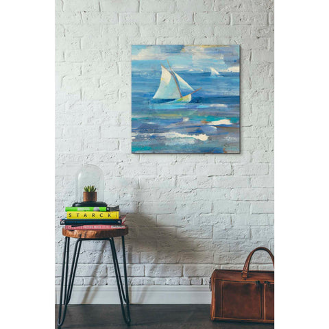 Image of 'Ocean Sail V.2 Sq' by Albena Hristova, Canvas Wall Art,26 x 26