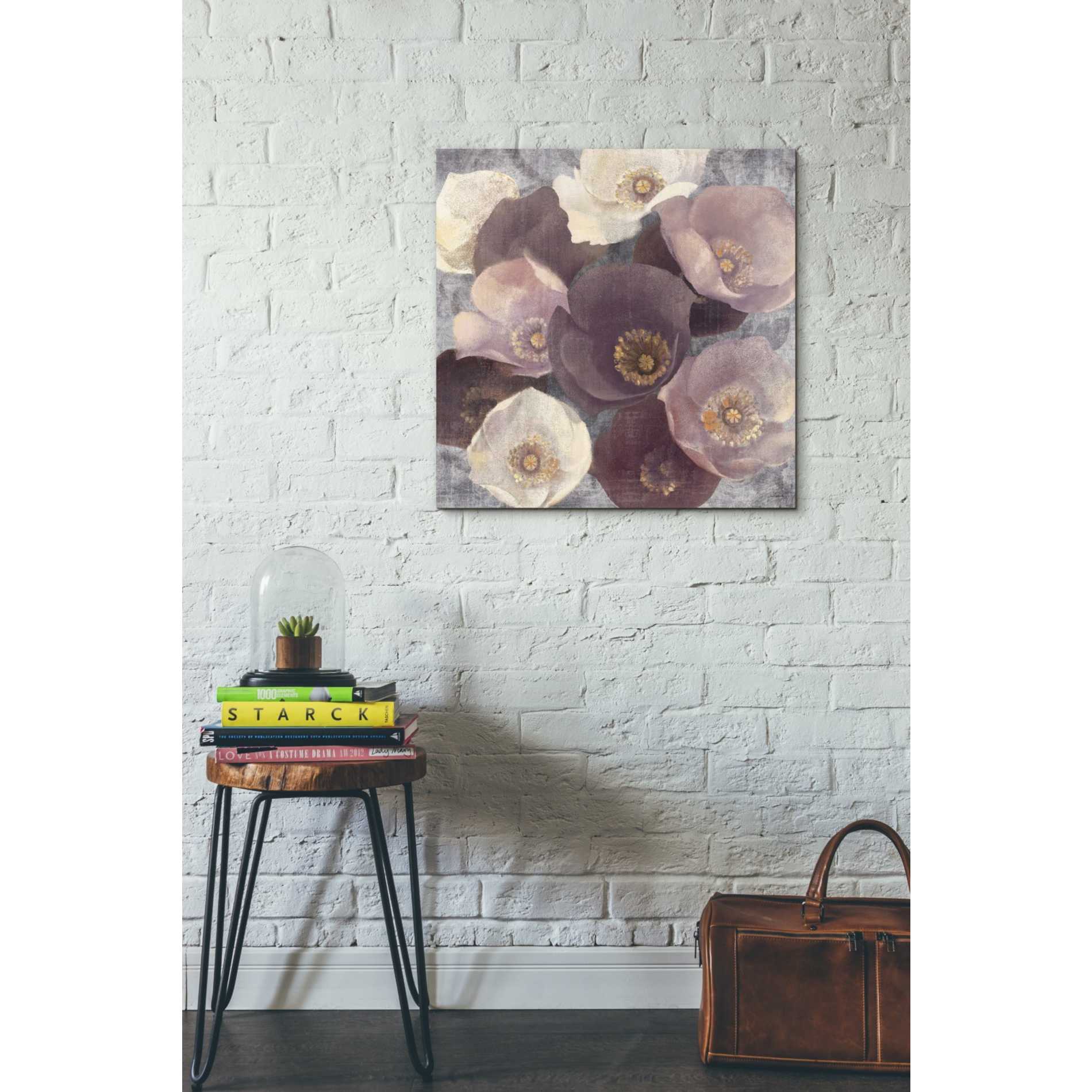 'Eventide Plum' by Albena Hristova, Canvas Wall Art,26 x 26