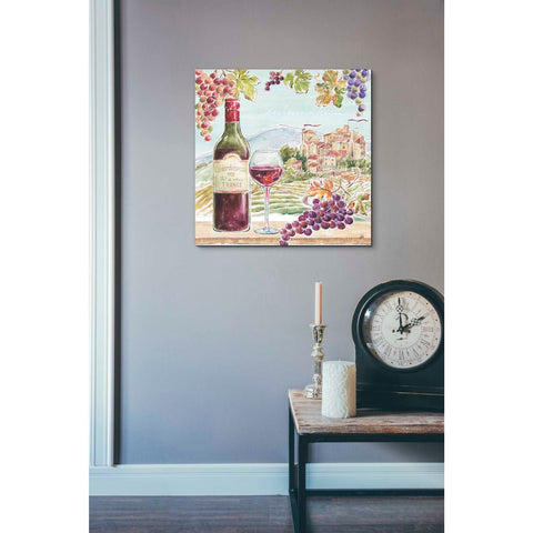Image of 'Wine Country III' by Daphne Brissonet, Canvas Wall Art,26 x 26