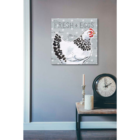 Image of 'Roosters Call II' by Daphne Brissonet, Canvas Wall Art,26 x 26