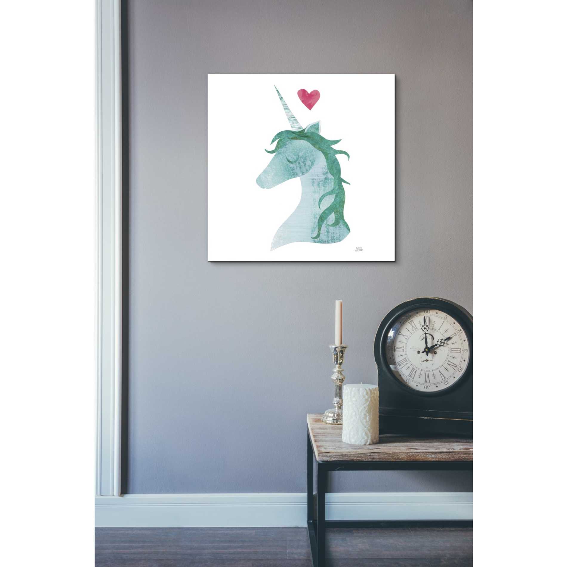 'Unicorn Magic II' by Melissa Averinos, Canvas Wall Art,26 x 26