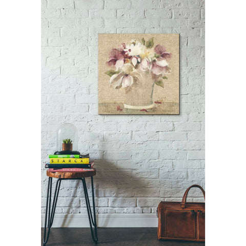 Image of 'Cottage Bouquet II' by Cheri Blum, Canvas Wall Art,26 x 26