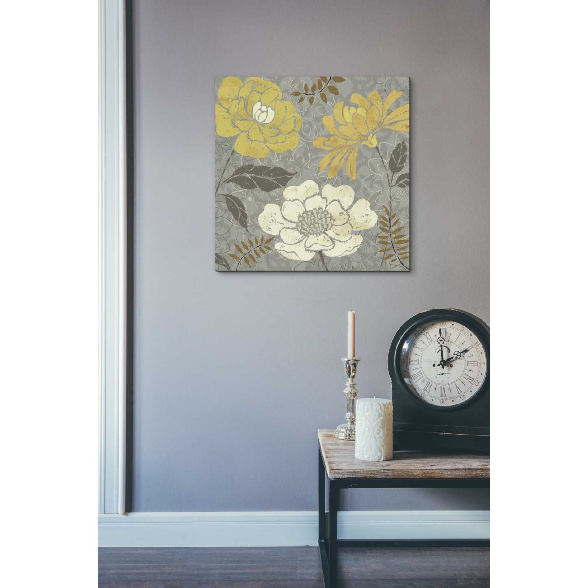 'Morning Tones Gold II' by Daphne Brissonet, Canvas Wall Art,26 x 26