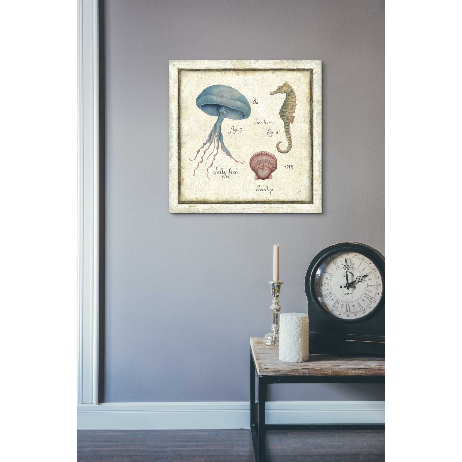 'Oceanography III' by Daphne Brissonet, Canvas Wall Art,26 x 26