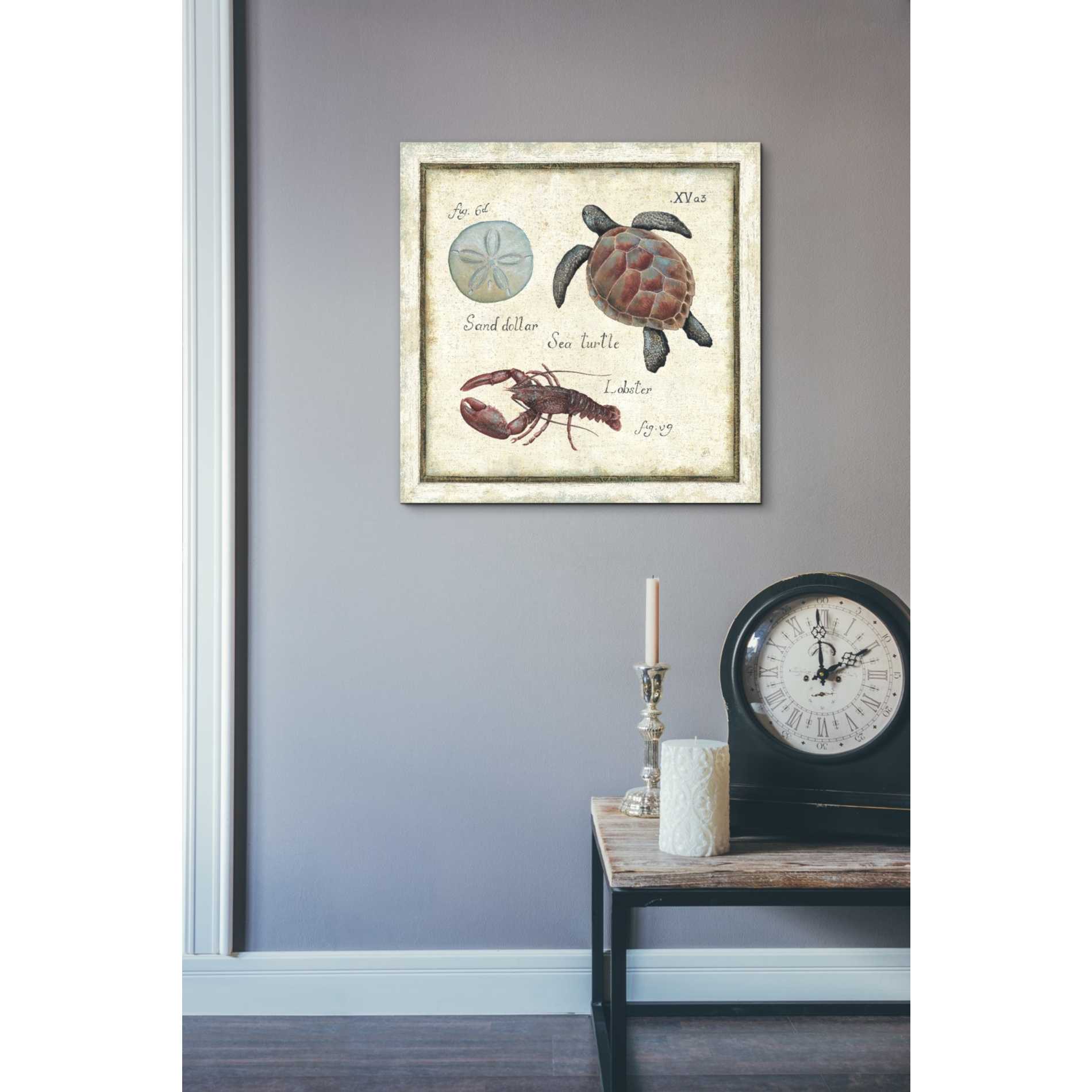 'Oceanography II' by Daphne Brissonet, Canvas Wall Art,26 x 26