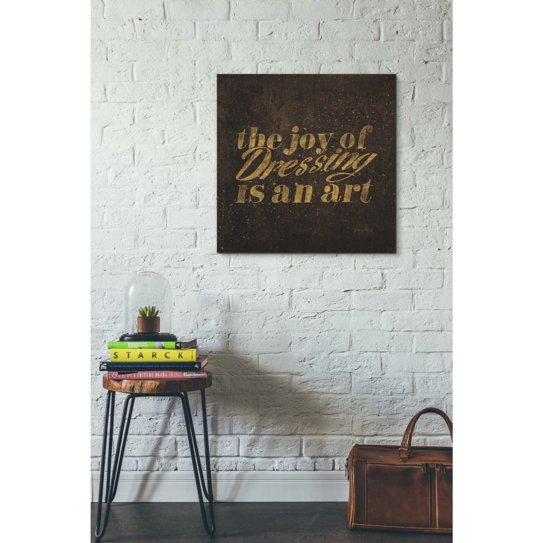 'Shoe Fetish Quotes V' by Emily Adams, Canvas Wall Art,26 x 26