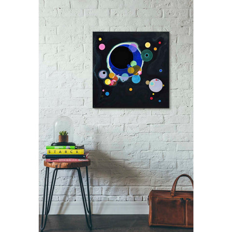 Image of 'Several Circles' by Wassily Kandinsky Canvas Wall Art,26 x 26