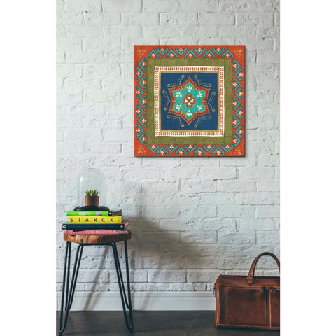 Image of 'Mexican Fiesta I' by Veronique Charron, Canvas Wall Art,26 x 26