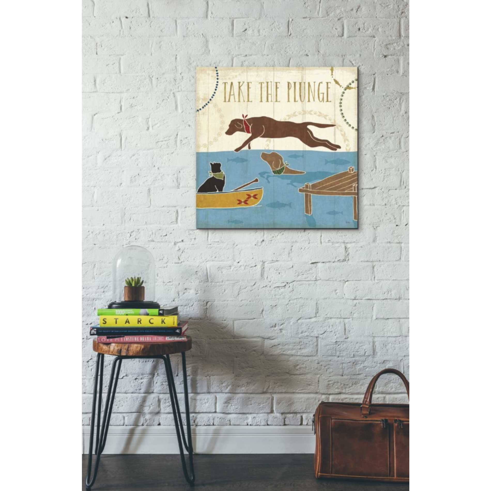 'Lake Pals VI' by Veronique Charron, Canvas Wall Art,26 x 26