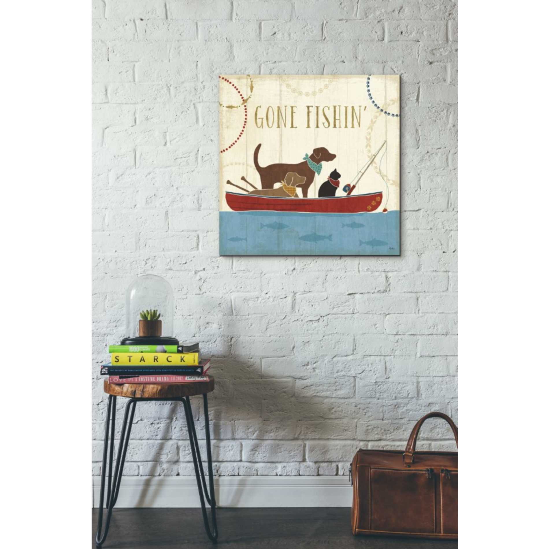 'Lake Pals III' by Veronique Charron, Canvas Wall Art,26 x 26