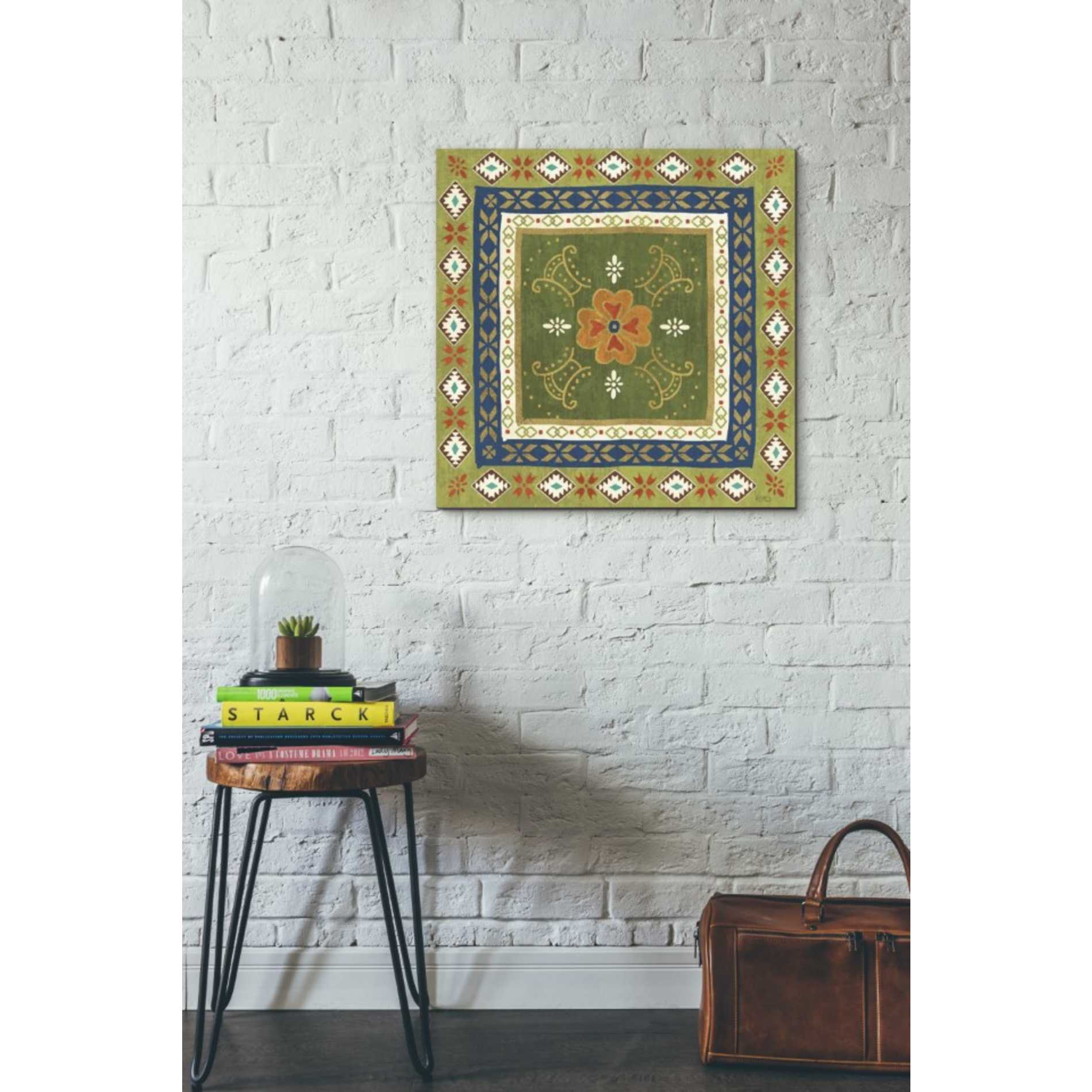 'Mexican Fiesta III' by Veronique Charron, Canvas Wall Art,26 x 26