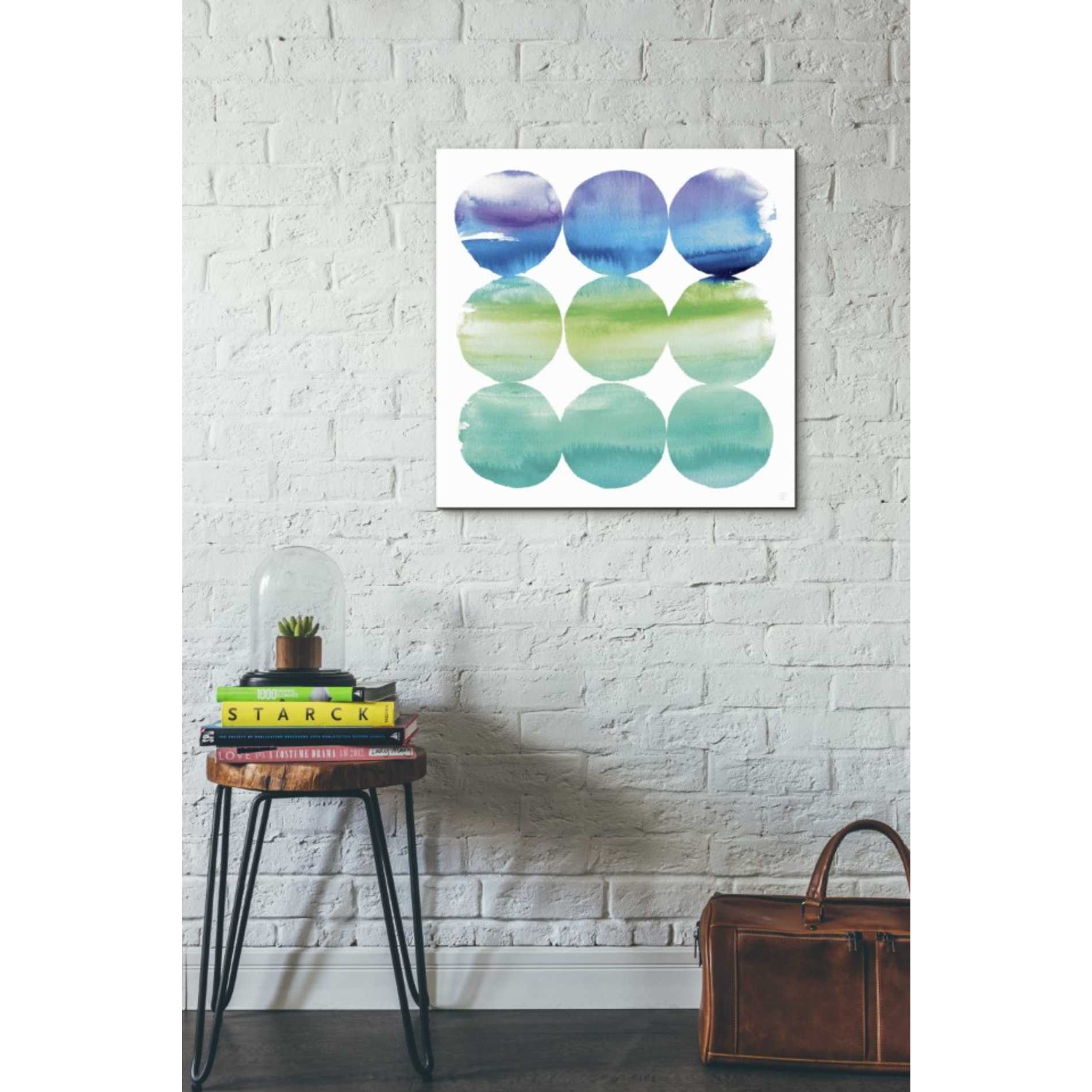 'Summer Dots II' by Elyse DeNeige, Canvas Wall Art,26 x 26