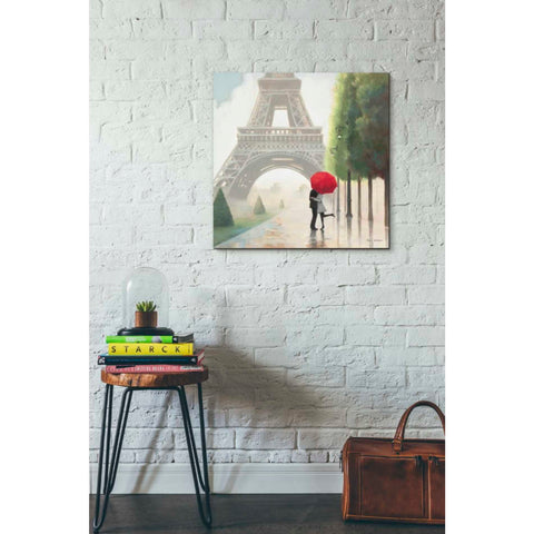 Image of 'Paris Romance II' by Marco Fabiano, Canvas Wall Art,26 x 26