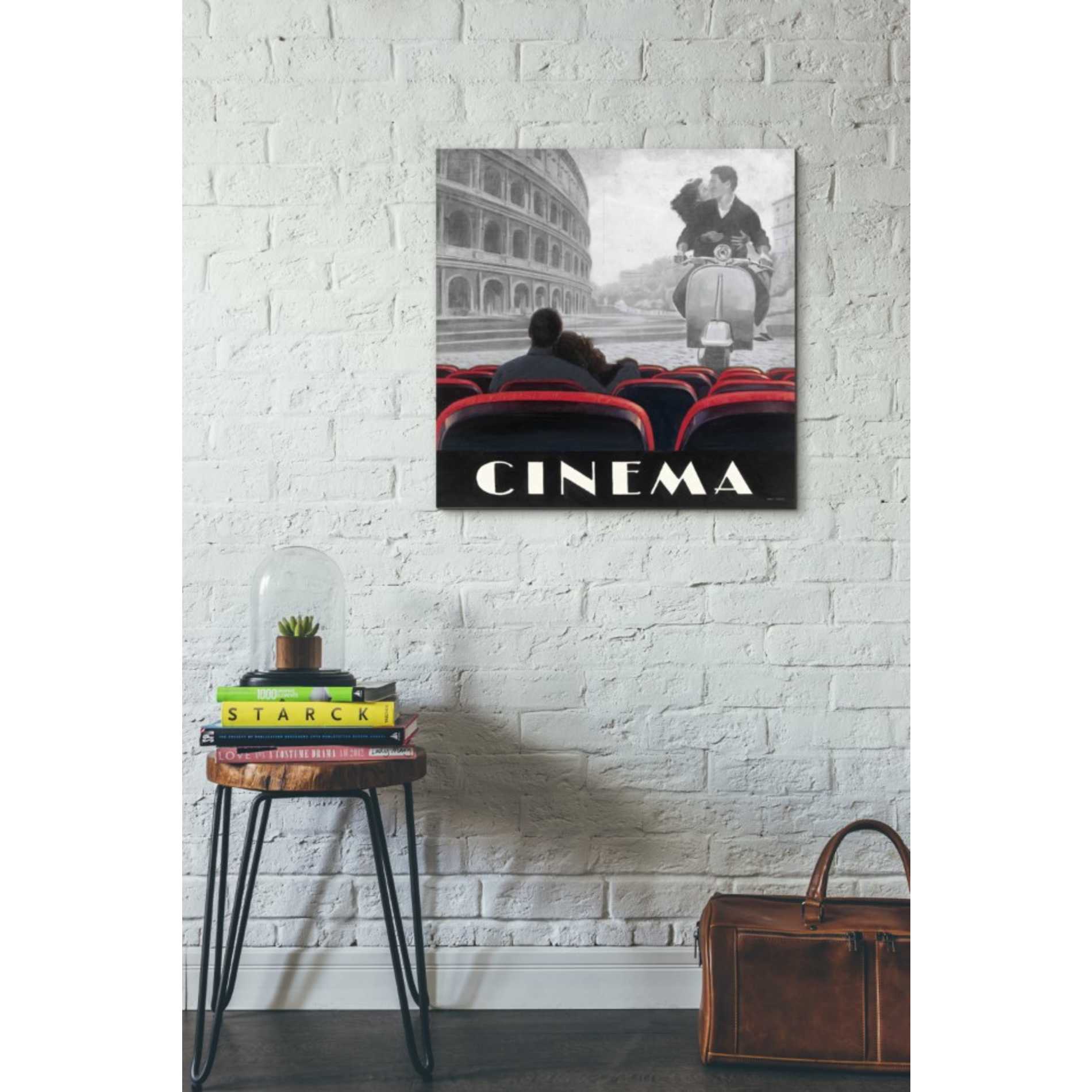 'Cinema Roma' by Marco Fabiano, Canvas Wall Art,26 x 26