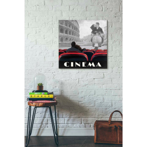 Image of 'Cinema Roma' by Marco Fabiano, Canvas Wall Art,26 x 26
