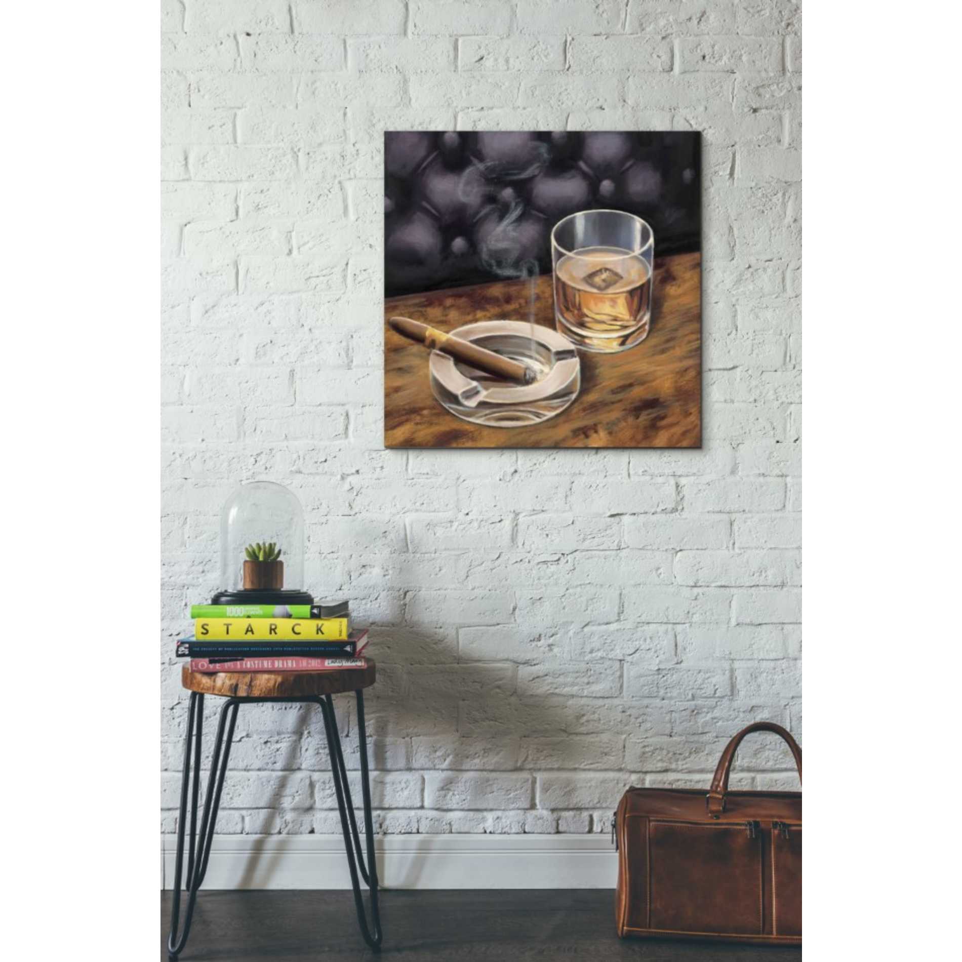 'Gentlemen Prefer II' by Marco Fabiano, Canvas Wall Art,26 x 26